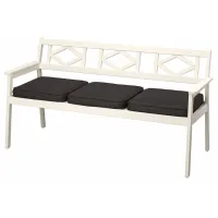 Scaun de grădină Ikea Bondholmen/Jarpon/Duvholmen Masiv / Masiv / White Antracit