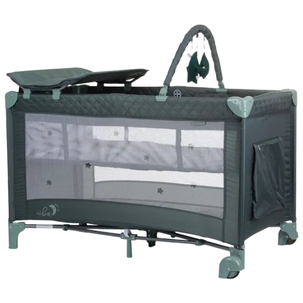 Детская кровать Chipolino Luna 0 месяцев - 3 года / Зеленый photo 1 Детская кровать Chipolino Luna 0 месяцев - 3 года / Зеленый photo 1