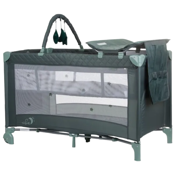 Детская кровать Chipolino Luna 0 месяцев - 3 года / Зеленый photo 2 Детская кровать Chipolino Luna 0 месяцев - 3 года / Зеленый photo 2