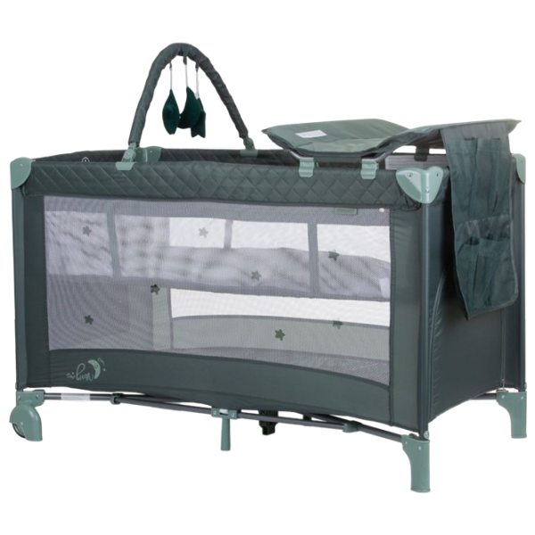 Детская кровать Chipolino Luna 0 месяцев - 3 года / Зеленый photo 2 Детская кровать Chipolino Luna 0 месяцев - 3 года / Зеленый photo 2