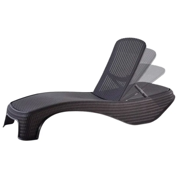 Șezlong Keter Atlantic  Plastic / Plastic / Graphite Graphite photo 2
