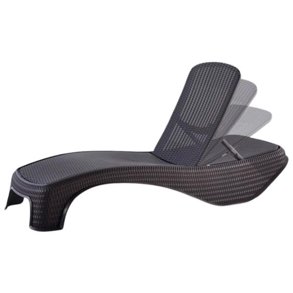 Șezlong Keter Atlantic  Plastic / Plastic / Graphite Graphite photo 2