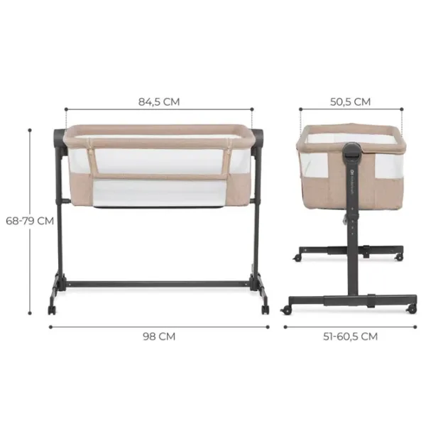 Pat pentru copii KinderKraft Neste Up 2 0 luni - 2 ani / Beige photo 7