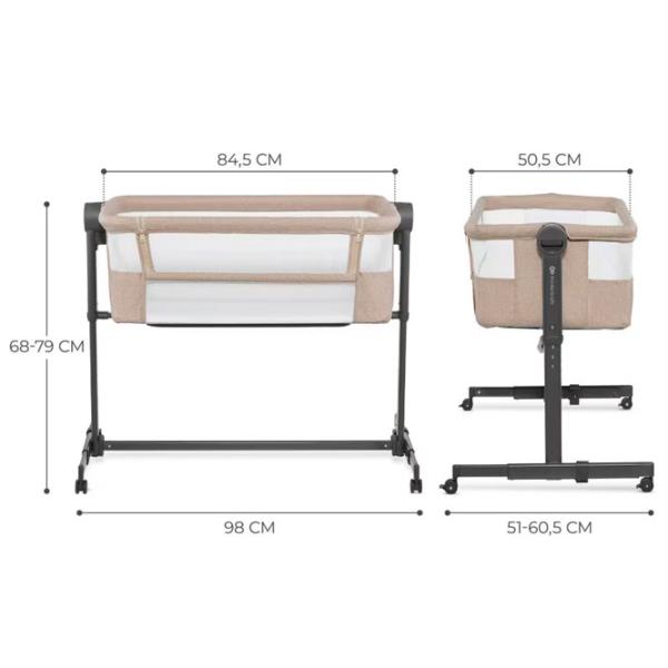 Pat pentru copii KinderKraft Neste Up 2 0 luni - 2 ani / Beige photo 7