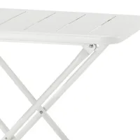 Садовый стол Ikea Torparo Прямоугольный / Черный Белый photo 3