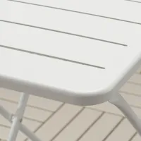 Садовый стол Ikea Torparo Прямоугольный / Черный Белый photo 4