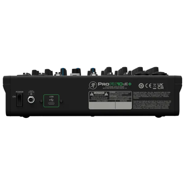 Mixer ProFX10v3+ 10-Channel ProFX10v3+ 10-Channel activ / 20 Hz - 30 kHz / Black photo 4
