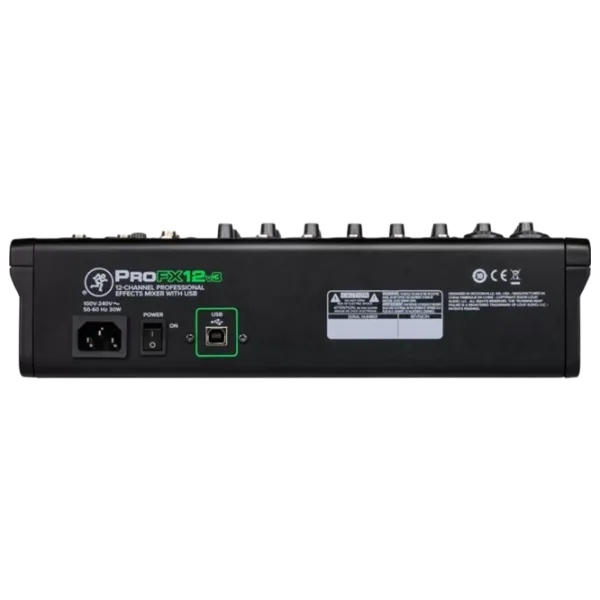 Mixer Mackie ProFX12v3 12-Channel activ / 20 Hz - 30 kHz / Black photo 4