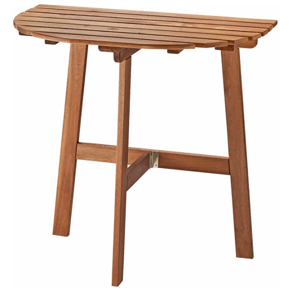 Masă de grădină Ikea Askholmen Semicircular / Brown Brown photo 1