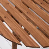 Садовый стол Ikea Askholmen Полукруглый / Brown Коричневый photo 4