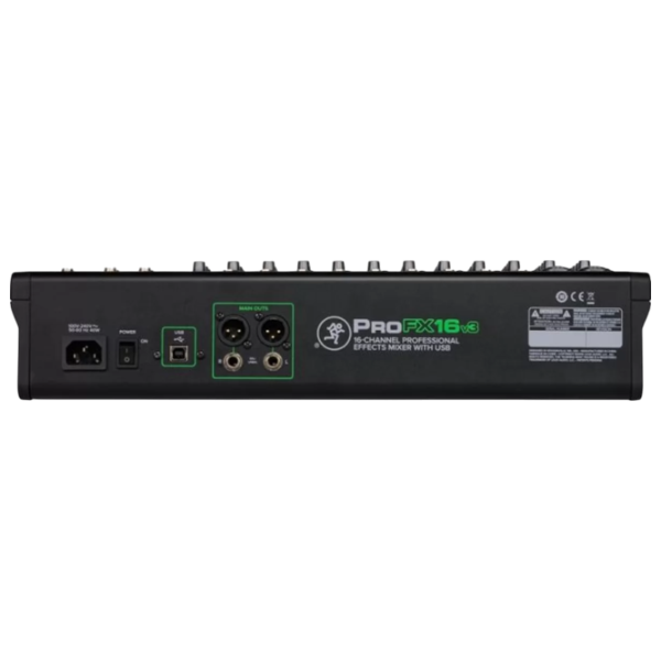 Миксер Mackie ProFX16v3 16-Channel активный / 20 Гц - 30 кГц / Черный photo 6