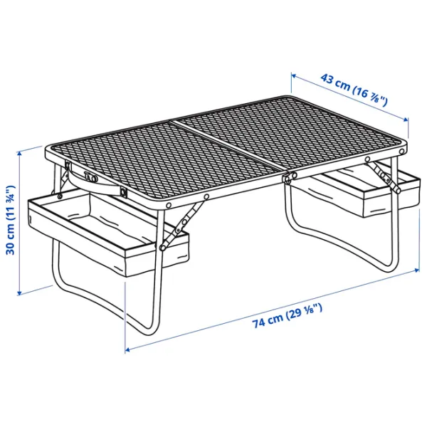 Садовый стол Ikea Strandon Прямоугольный / Синий Синий photo 5 Садовый стол Ikea Strandon Прямоугольный / Синий Синий photo 5
