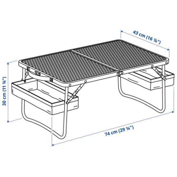 Садовый стол Ikea Strandon Прямоугольный / Синий Синий photo 5 Садовый стол Ikea Strandon Прямоугольный / Синий Синий photo 5
