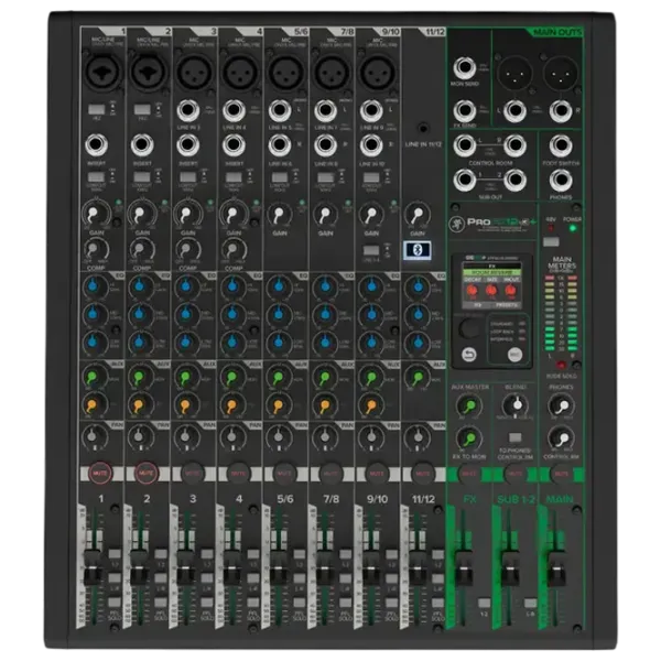 Mixer Mackie ProFX12v3+ 12-Channel activ / 20 Hz - 30 kHz / Black photo 3