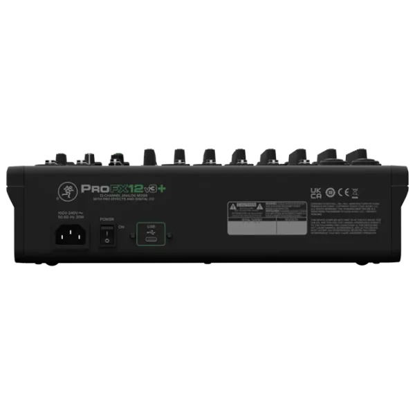 Mixer Mackie ProFX12v3+ 12-Channel activ / 20 Hz - 30 kHz / Black photo 4
