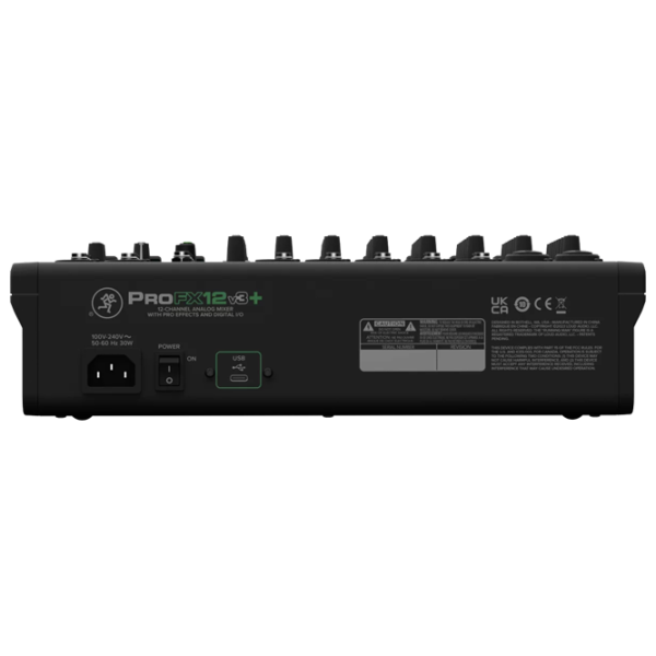 Mixer Mackie ProFX12v3+ 12-Channel activ / 20 Hz - 30 kHz / Black photo 4