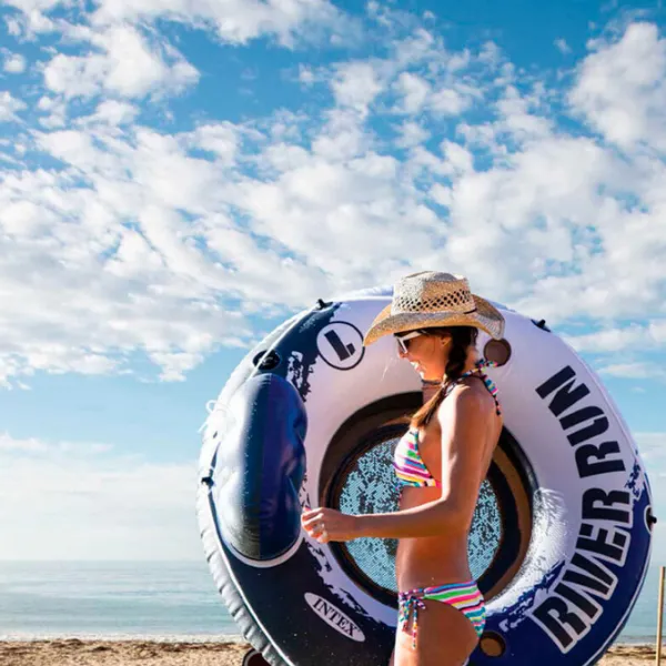 Cerc gonflabil Intex 58825 Vinil / Black White Blue photo 3 Cerc gonflabil Intex 58825 Vinil / Black White Blue photo 3