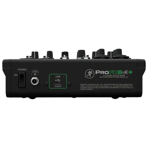 Mixer Mackie ProFX6v3+ 6-Channel activ / 20 Hz - 30 kHz / Black photo 4