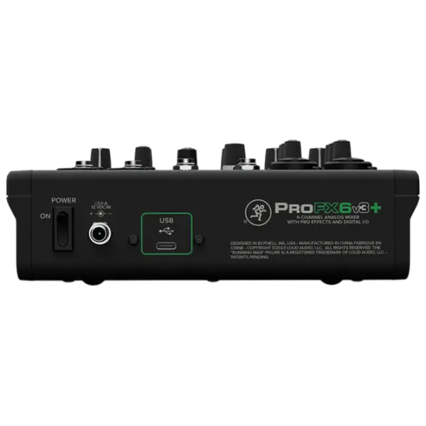 Mixer Mackie ProFX6v3+ 6-Channel activ / 20 Hz - 30 kHz / Black photo 4