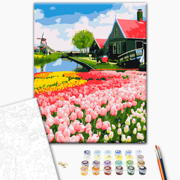 Pictură pe numere BrushMe Provincia olandeză RBS52716FC 40 x 30 cm / Verticală photo 3 Pictură pe numere BrushMe Provincia olandeză RBS52716FC 40 x 30 cm / Verticală photo 3