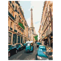 Pictură pe numere BrushMe Paris turistic RBS52329FC 40 x 30 cm / Verticală
