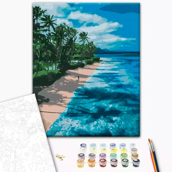 Pictură pe numere BrushMe Pe malul Paradisului RBS51424FC 40 x 30 cm / Verticală photo 2 Pictură pe numere BrushMe Pe malul Paradisului RBS51424FC 40 x 30 cm / Verticală photo 2