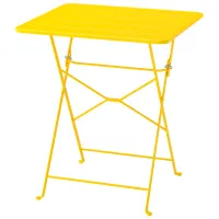 Садовый стол Ikea Sundso Квадратный / Желтый Желтый