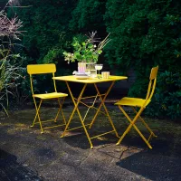 Садовый стол Ikea Sundso Квадратный / Желтый Желтый photo 2