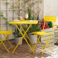 Садовый стол Ikea Sundso Квадратный / Желтый Желтый photo 6