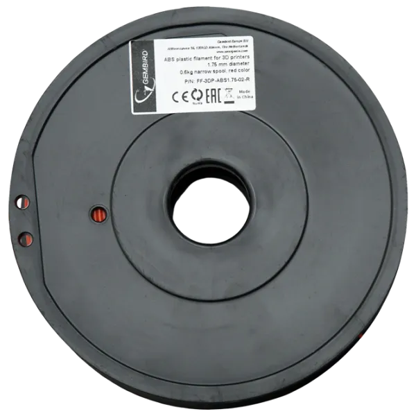 Филамент Gembird FF-3DP-ABS1.75-02-R Красный photo 3 Филамент Gembird FF-3DP-ABS1.75-02-R Красный photo 3