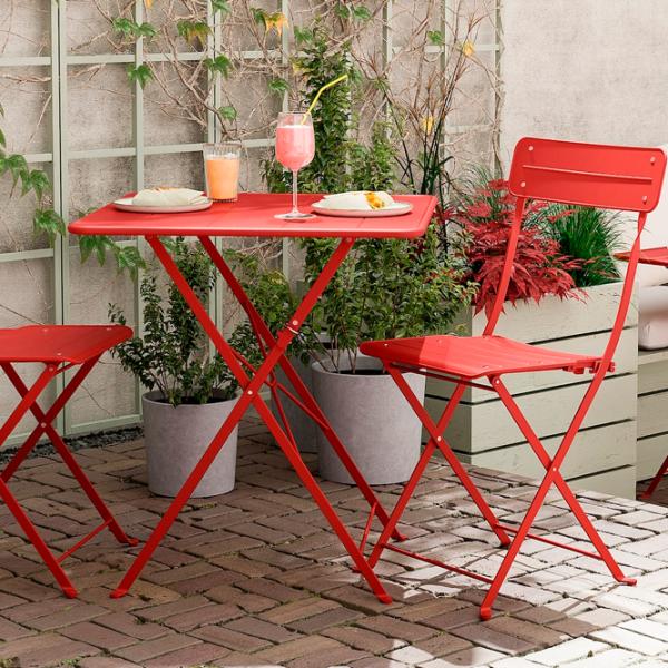 Masă de grădină Ikea Sundso Pătrat / Red Red photo 2
