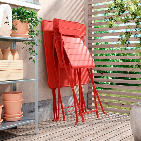 Masă de grădină Ikea Sundso Pătrat / Red Red photo 4