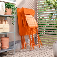 Садовый стол Ikea Sundso Квадратный / Оранжевый Оранжевый photo 4
