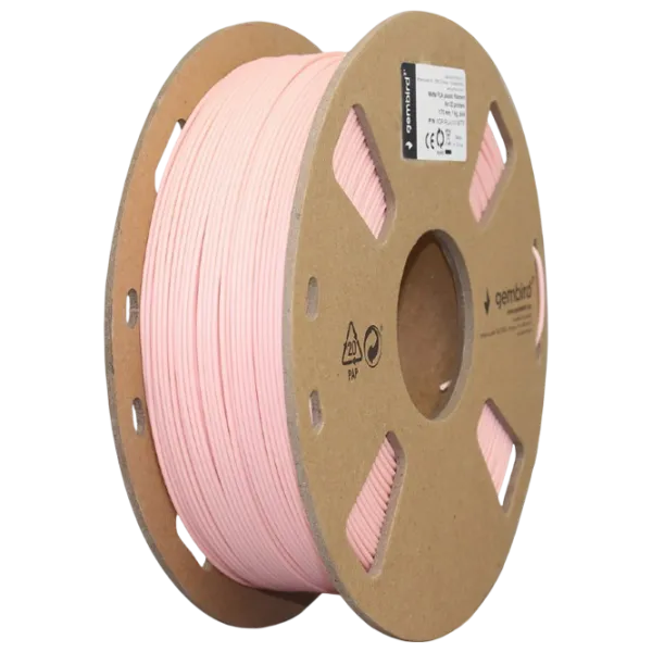 Филамент Gembird 3DP-PLA-01-MTP Matte Pink photo 1 Филамент Gembird 3DP-PLA-01-MTP Matte Pink photo 1