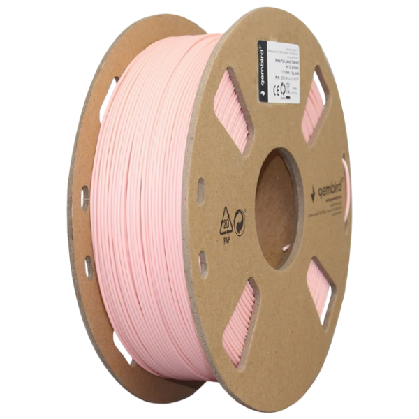 Филамент Gembird 3DP-PLA-01-MTP Matte Pink photo 1 Филамент Gembird 3DP-PLA-01-MTP Matte Pink photo 1
