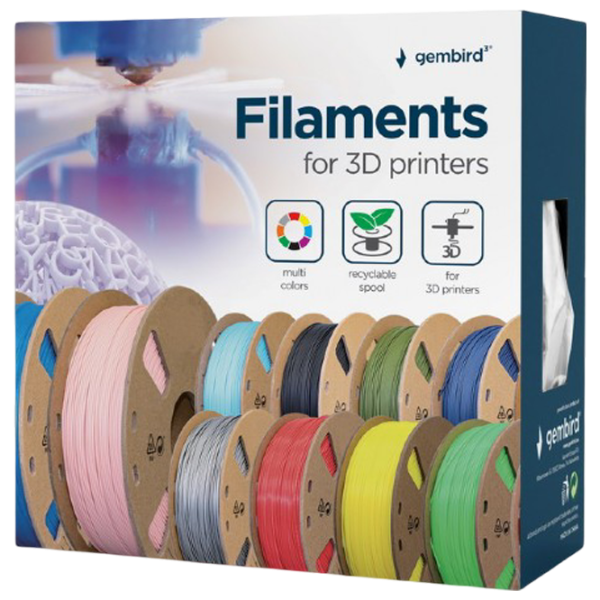 Филамент Gembird 3DP-PLA-01-MTP Matte Pink photo 2 Филамент Gembird 3DP-PLA-01-MTP Matte Pink photo 2