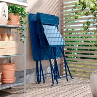 Садовый стол Ikea Sundso Квадратный / Dark Blue Тёмно синий photo 4