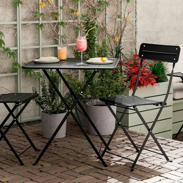Masă de grădină Ikea Sundso Pătrat / Antracit Antracite photo 2 Masă de grădină Ikea Sundso Pătrat / Antracit Antracite photo 2