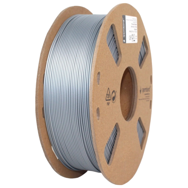 Филамент Gembird 3DP-PLA1.75-01-S Серебряный photo 1 Филамент Gembird 3DP-PLA1.75-01-S Серебряный photo 1