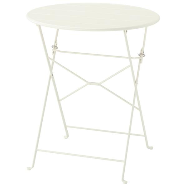 Masă de grădină Ikea Sundso Rotund / White White photo 1 Masă de grădină Ikea Sundso Rotund / White White photo 1