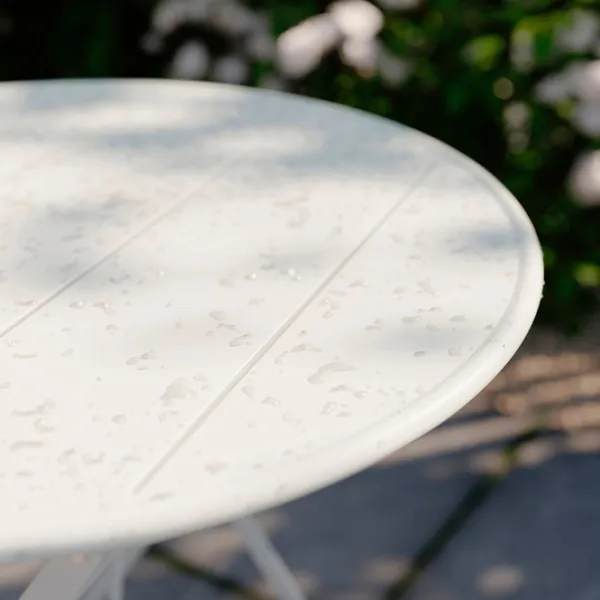 Masă de grădină Ikea Sundso Rotund / White White photo 2 Masă de grădină Ikea Sundso Rotund / White White photo 2