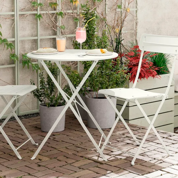 Masă de grădină Ikea Sundso Rotund / White White photo 3 Masă de grădină Ikea Sundso Rotund / White White photo 3