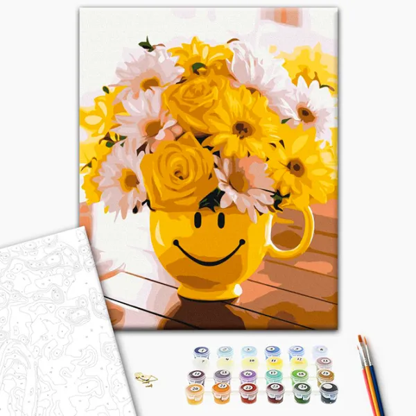 Pictură pe numere BrushMe Buchetul fericirii RBS34186FC 40 x 30 cm / Verticală photo 3 Pictură pe numere BrushMe Buchetul fericirii RBS34186FC 40 x 30 cm / Verticală photo 3