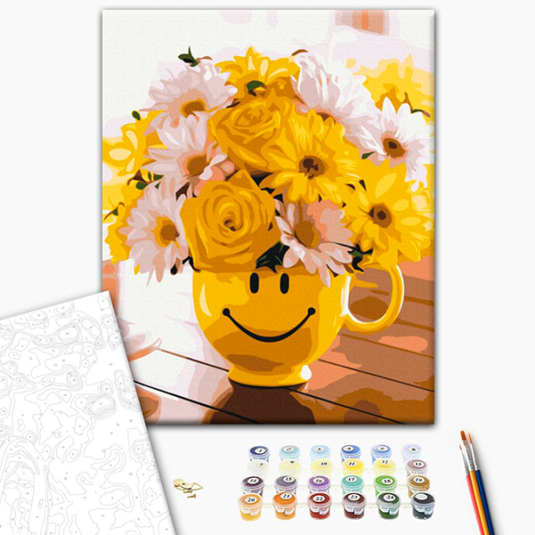 Pictură pe numere BrushMe Buchetul fericirii RBS34186FC 40 x 30 cm / Verticală photo 3 Pictură pe numere BrushMe Buchetul fericirii RBS34186FC 40 x 30 cm / Verticală photo 3