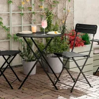 Садовый стол Ikea Sundso Круглый / Антрацит Antracite photo 3