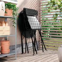 Садовый стол Ikea Sundso Круглый / Антрацит Antracite photo 4