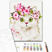 Картина по номерам BrushMe Удивлённый котёнок RBS51840FC 40 x 30 cm / Вертикальная photo 3