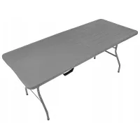 Садовый стол Saska Garden 1053752 Прямоугольный / Темно-серый Тёмно-серый