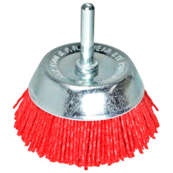 Perie conică din sârmă ondulată S&R 136840075 75 mm photo 1