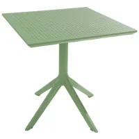 Садовый стол AG Rita Квадратный / Зелёный Зеленый